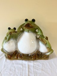 Ceramic Decorative Frog Statue