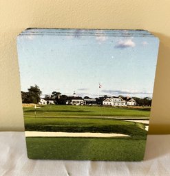 Set Of 4 Westhampton Beach Golf Club Coasters