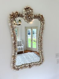 Shell Framed Decorative Mirror 50x29