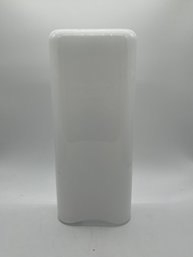 White Handmade Oval Vase