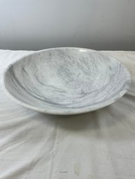 Large White Marble Bowl