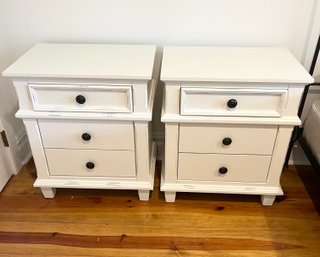 Pair Of White End Tables By Coaster (2 Of 2)