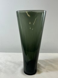 Hand Made Smoked Glass Vase