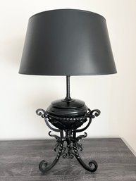 Black Metal Table Lamp