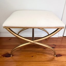 Upholstered Metal Bench By The Uttermost Company (1 Of 3)