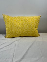 Hand Embroidered Throw Pillow