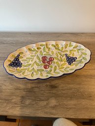 Kessel & Matthews Serving Dish With Scalloped Edges