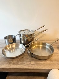 Lot Of All-clad Pots And Pans