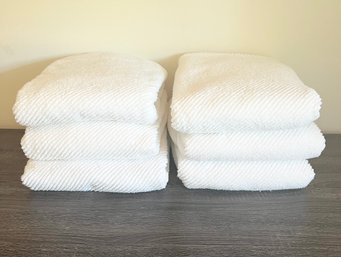 Set Of 6 Quick Dry 100% Cotton Bath Towels