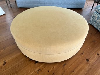 Lees Industries Round Upholstered Ottoman