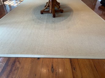 Tan Sisal Rug With Boarder