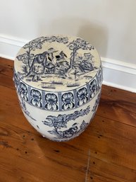 Blue And White Ceramic Garden Stool