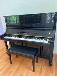 Yamaha Upright Piano With Bench