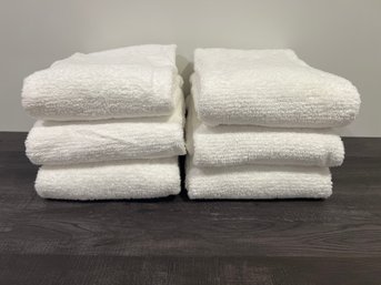 Set Of Six Kassatex White Bath Towels (2 Of 2)