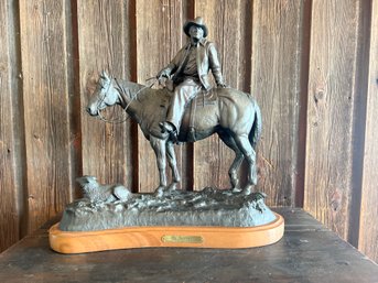 Bronze Statue Sculpture 'the Cattleman' John D. Free