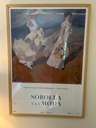 Sorolla Yla Moda. Poster