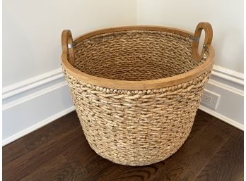 Serena & Lily Brown Woven Basket