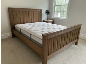 Restoration Hardware Queen Bed With Mattress