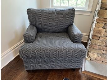 Basset Blue And White Sofa Chair