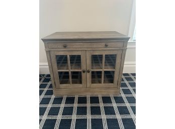 Pottery Barn Glass Door Cabinet