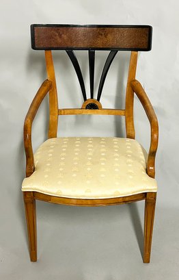 Beidermeier Style Upholstered Arm Chair - Century Furniture (NC, USA)