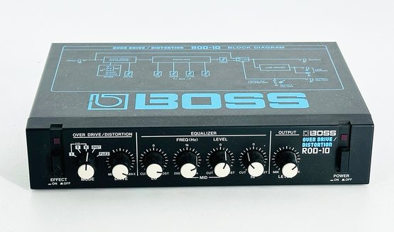 Boss ROD-10 Overdrive / Distortion Micro Rack Guitar Effects - In Original Box