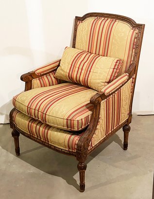 Ej Victor Louis XVI Style Upholstered Arm Chair