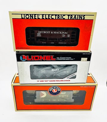 Set Of 3 Vintage Lionel Ore Cars - Never Used In Box