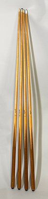 Set Of 4 Valley Select One-Piece Billiard Cues - 18, 19, 20, And 21 Oz