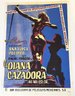 Vintage 1957 Mexican One-Sheet Movie Poster - LA DIANA CAZADORA - Linen Backed