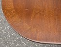 Duncan Phyfe Style Double Pedestal Mahogany Dining Table - With 2 Extension Leaves (72' To 116')