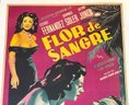 Vintage 1951 Mexican One-Sheet Movie Poster - FLOR DE SANGRE - Linen Backed