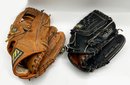 3 Different Baseball Gloves - Wilson And Mizuno (2)