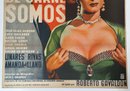 Vintage 1955 Mexican One-Sheet Movie Poster - DE CARNE SOMOS  - Linen Backed