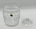Waterford Lismore Crystal Biscuit Barrel - Cost New $335