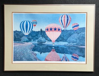 Noel Daggett Lithograph - Hot Air Ballooning - Signed & Numbered