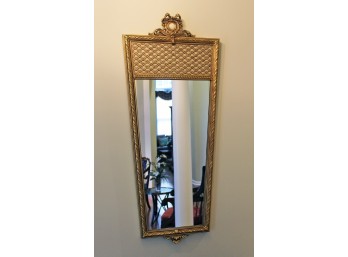 Louis XVI-Style Ornate Gilded Mirror