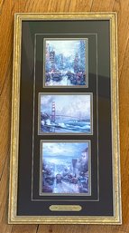 Thomas Kinkade 3-Print Framed Collection - The City By The Bay - Lightpost Publishing With COA