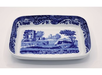 Spode Blue Italian Oven To Table Rectangular Baking Pan