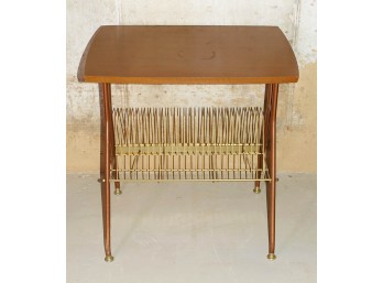 Vintage 1950s LP Record Rack / Table