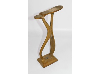 Vintage Brass Shoe Shine Stand