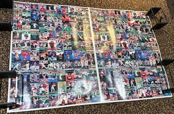 1991 Topps Baseball Card Proof Uncut Sheet