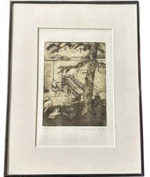 Anina Porter Fuller Etching - Artists Proof - Signed