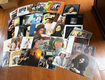 Over 40 Pop, Folk, Soul, And Bluegrass LPs - John Denver, Streisand, Ronstadt, Carole King, Etc