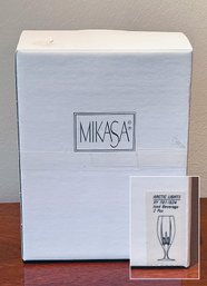 Mikasa Arctic Lights 8.5' Iced Tea Glasses (Pair) - Unused In The Original Box