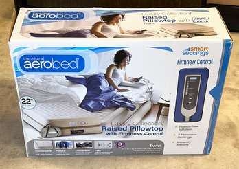 Aerobed Luxury 22' Inflatable Twin Mattress W/ Firmness Control - New In Box