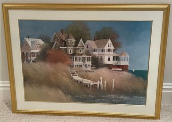 Albert Swayhoover Framed Print 'Cottages By The Sea'