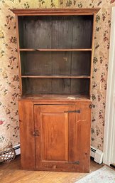 Antique Farmhouse Pine Cupboard