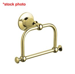 Kohler K-208-PB Antique Towel Ring - Polished Brass - NEW (MSRP - $450)