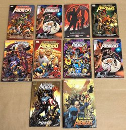 Lot Of 10 Avengers Paperback Novels / Comic Books - Marvel Comics - Approx. Cover Price $260